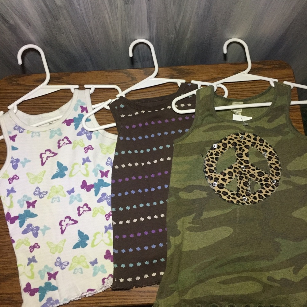 Bundle 3 Girls Tank Tops Sz 3T